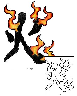 Fire – Flames Tattoo Miscellaneous tattoo | EHF-00027