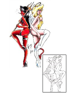 Devil - Demon Tattoo Mythology tattoo | EJF-00003