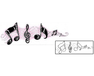 Music Tattoo Miscellaneous tattoo | EJF-00028