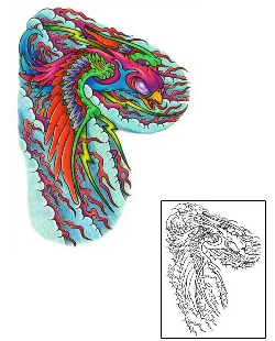 Phoenix Tattoo Specific Body Parts tattoo | EKF-00004