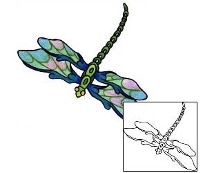 Dragonfly Tattoo Insects tattoo | EKF-00061