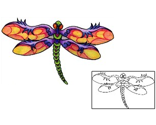 Dragonfly Tattoo For Women tattoo | EKF-00063