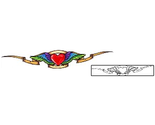Heart Tattoo Specific Body Parts tattoo | EKF-00137
