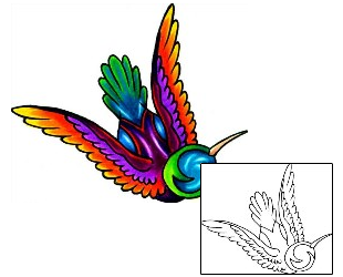 Hummingbird Tattoo Tattoo Styles tattoo | EKF-00142