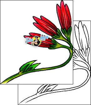 Flower Tattoo plant-life-flowers-tattoos-eddie-deblock-ekf-00150