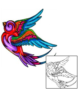 Swallow Tattoo Tattoo Styles tattoo | EKF-00177