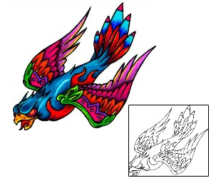 Phoenix Tattoo Mythology tattoo | EKF-00184