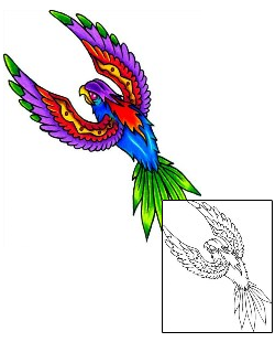 Phoenix Tattoo For Women tattoo | EKF-00189