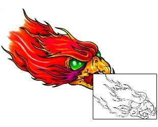 Phoenix Tattoo For Women tattoo | EKF-00192