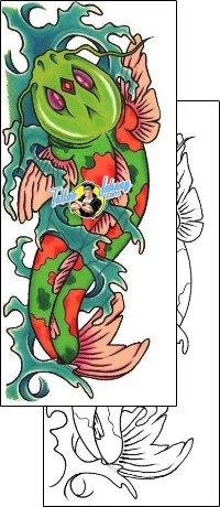 Fish Tattoo marine-life-fish-tattoos-eddie-deblock-ekf-00208