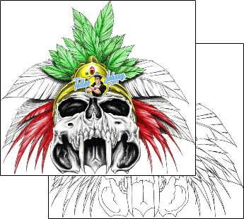 Skull Tattoo horror-skull-tattoos-efrain-ramos-elf-00004