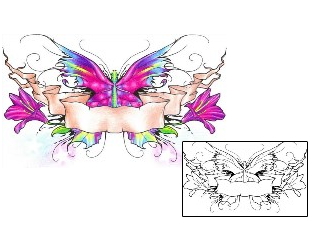 Butterfly Tattoo Miscellaneous tattoo | ELF-00026