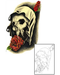 Rose Tattoo Plant Life tattoo | ELF-00060