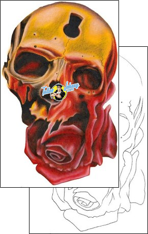 Skull Tattoo horror-skull-tattoos-efrain-ramos-elf-00063