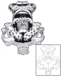 Crown Tattoo Horror tattoo | ELF-00069