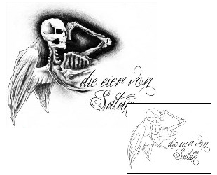 Skeleton Tattoo Horror tattoo | ELF-00073