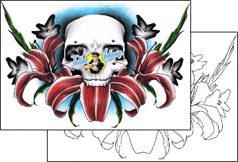 Skull Tattoo skull-tattoos-efrain-ramos-elf-00078