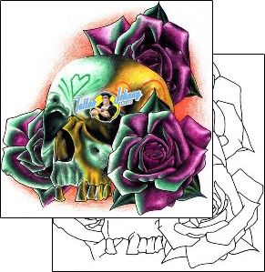 Skull Tattoo horror-skull-tattoos-efrain-ramos-elf-00083