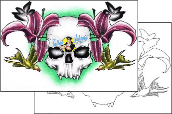 Skull Tattoo horror-skull-tattoos-efrain-ramos-elf-00087