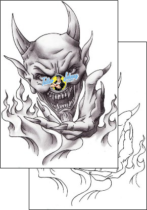 Devil - Demon Tattoo horror-evil-tattoos-steve-lehmann-enf-00010