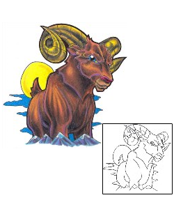 Aries Tattoo Zodiac tattoo | EOF-00015