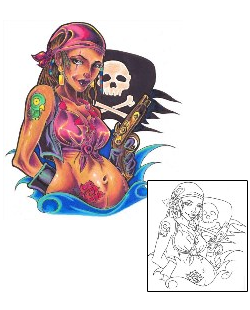 Pirate Tattoo Miscellaneous tattoo | EOF-00031