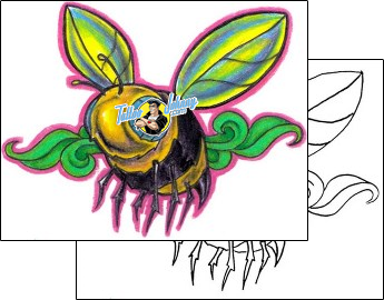 Bee Tattoo insects-bee-tattoos-eddie-van-camp-eof-00046
