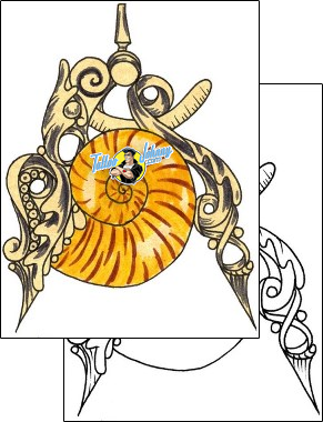 Snail Tattoo snail-tattoos-joshua-wolf-epf-00011