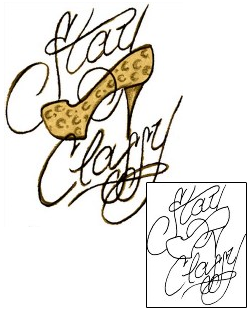 Lettering Tattoo Stay Classy Script Lettering Tattoo