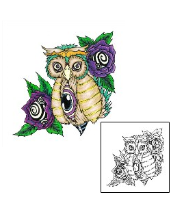 Owl Tattoo Animal tattoo | EQF-00023