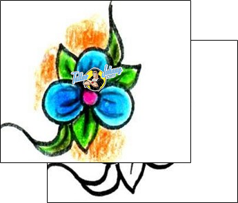Flower Tattoo plant-life-flowers-tattoos-erin-marie-smith-esf-00028