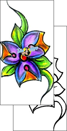 Flower Tattoo plant-life-flowers-tattoos-erin-marie-smith-esf-00040