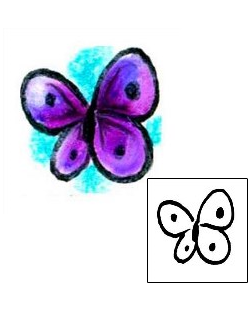 Butterfly Tattoo Insects tattoo | ESF-00055