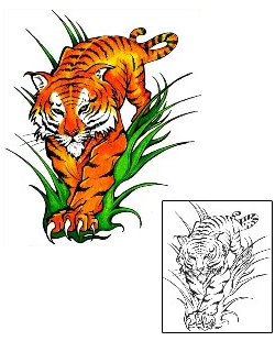 Tiger Tattoo Animal tattoo | EUF-00024