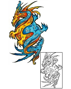 Dragon Tattoo Mythology tattoo | EUF-00041