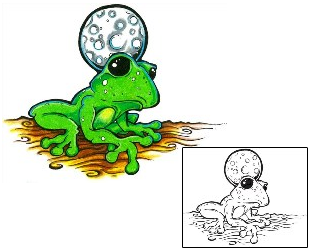 Frog Tattoo Reptiles & Amphibians tattoo | EUF-00063