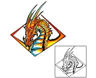 Dragon Tattoo Mythology tattoo | EUF-00071
