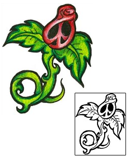 Peace Symbol Tattoo Miscellaneous tattoo | EUF-00074