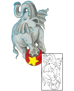 Elephant Tattoo Animal tattoo | EUF-00075