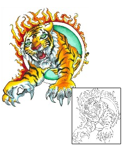 Tiger Tattoo Animal tattoo | EUF-00083