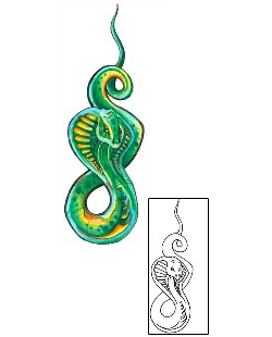 Snake Tattoo Horror tattoo | EUF-00085
