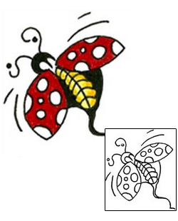 Ladybug Tattoo Insects tattoo | EUF-00104