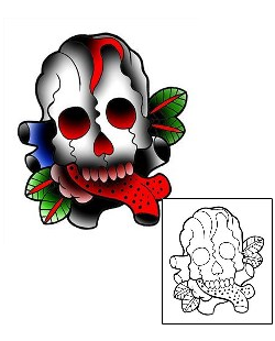 Skull Tattoo Tattoo Styles tattoo | EVF-00002