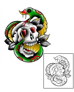 Snake Tattoo Tattoo Styles tattoo | EVF-00004