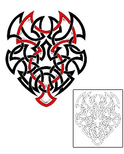 Celtic Tattoo Specific Body Parts tattoo | EXF-00031