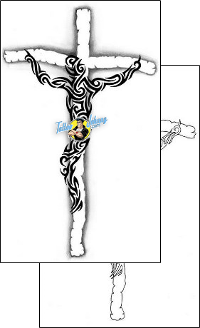 Cross Tattoo religious-and-spiritual-cross-tattoos-excalibur-exf-00294