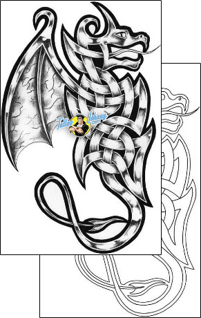 Dragon Tattoo fantasy-dragon-tattoos-excalibur-exf-00304