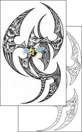 Devil - Demon Tattoo tattoo-styles-tribal-tattoos-excalibur-exf-00427