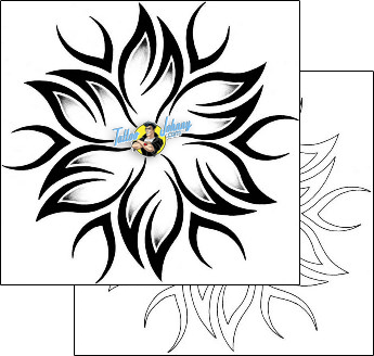 Flower Tattoo plant-life-flowers-tattoos-excalibur-exf-00493