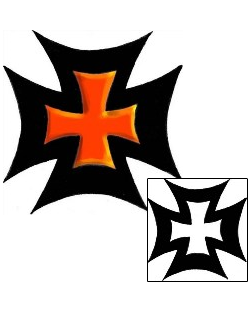 Cross Tattoo Religious & Spiritual tattoo | F2F-00003